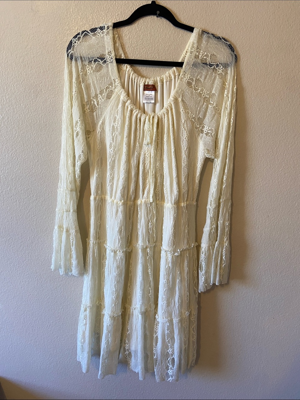 Scully Ivory Western Honey Creek Scoop Lace Dress